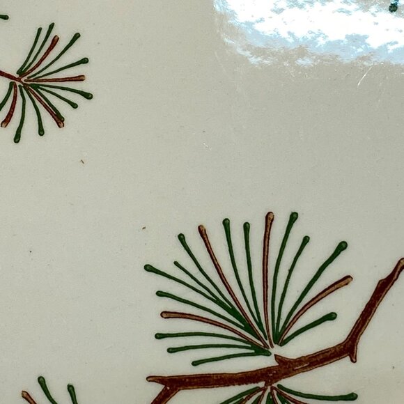 Vintage Stetson Marcrest Dinnerware Misty Pine Cone Dinner Plate 9.5" MCM Retro - Picture 7 of 12